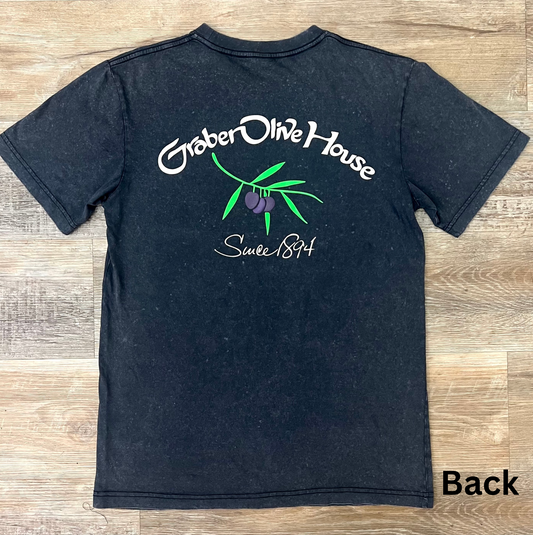 Olive House Vintage Wash - Black