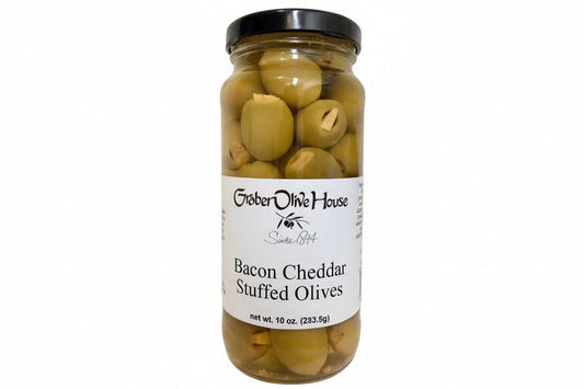 Bacon Cheddar Stuffed Olives